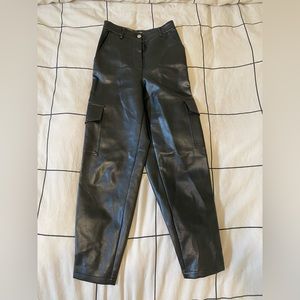 Wilfred modern cargo pant - leather